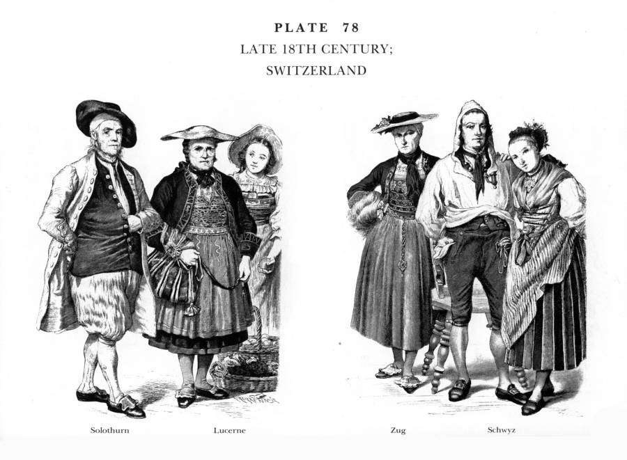 Planche 78a Fin XVIIIe Siecle - Suisse - Late 18Th Century - Switzerland.jpg